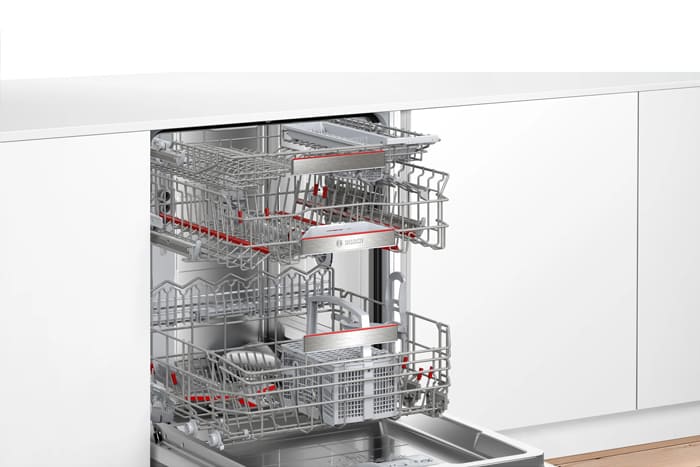 Máy rửa bát bán âm Bosch Serie 8 Sấy Zeolith SMI8ZDS81T